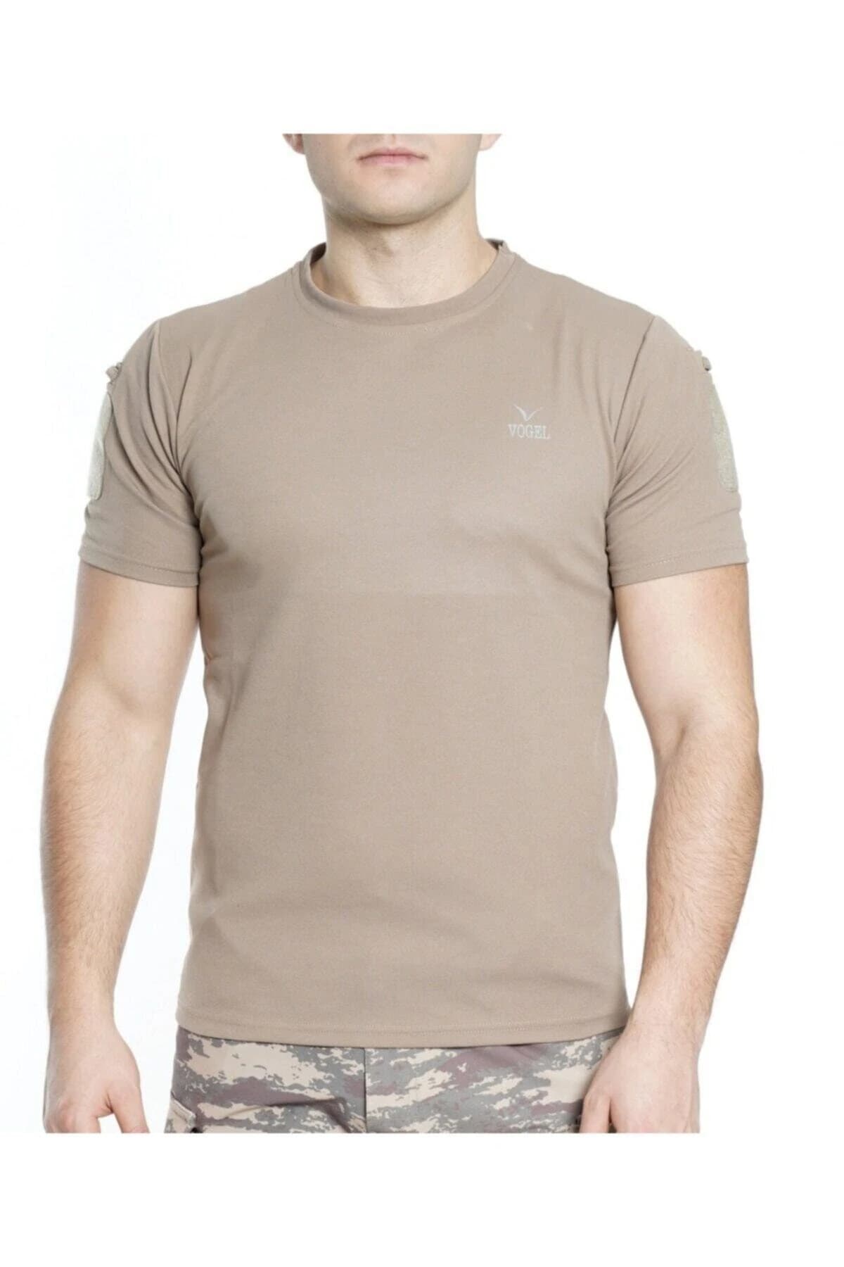 Erkek Bej Kısa Kollu T-Shirt için Taktik Kullanım Rehberi